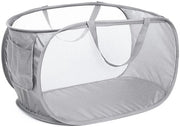 Lavatrice Opvougable - Lavatrice con Compartimenti Utili - Lavatrice per Bagno/Stanze da Letto - Dimensioni 36x36x58 cm - Poliester/Acciaio Inossidabile - Progetto Spaziale - Contenitore Lavatrice
