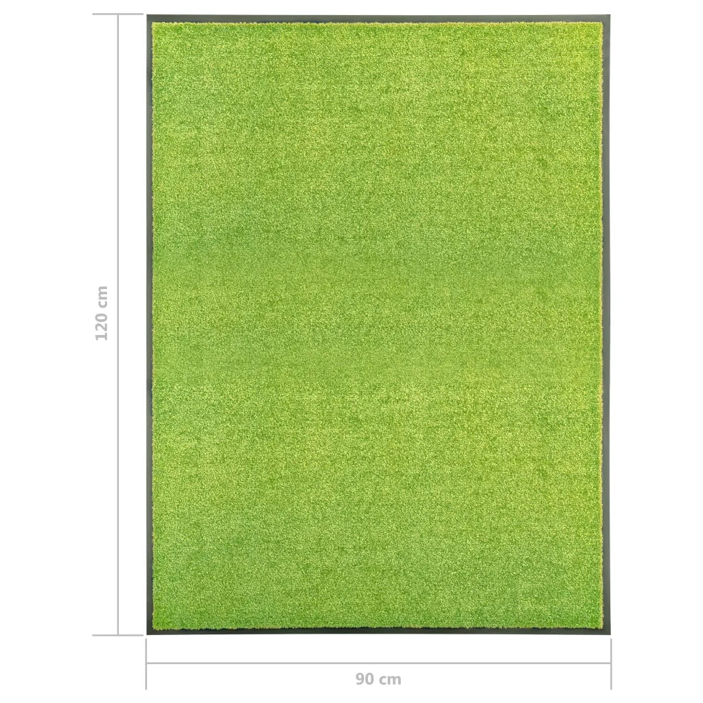Zerbino | Tappetino Lavabile Verde 90x120 cm