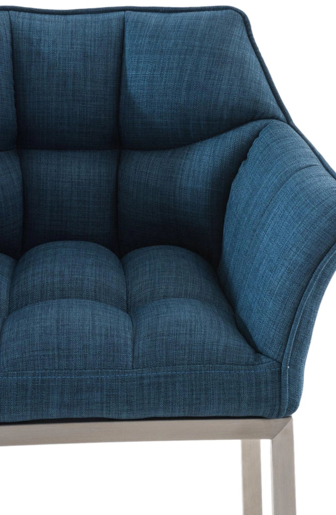 Barhocker Damaso E Stoff mit 4-FuЯ Gestell