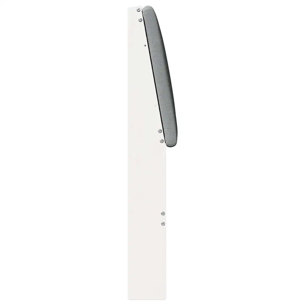 Testiera imbottita-Testiera con Cuscini-Testata Grigio chiaro 160 cm Pino massello 568508