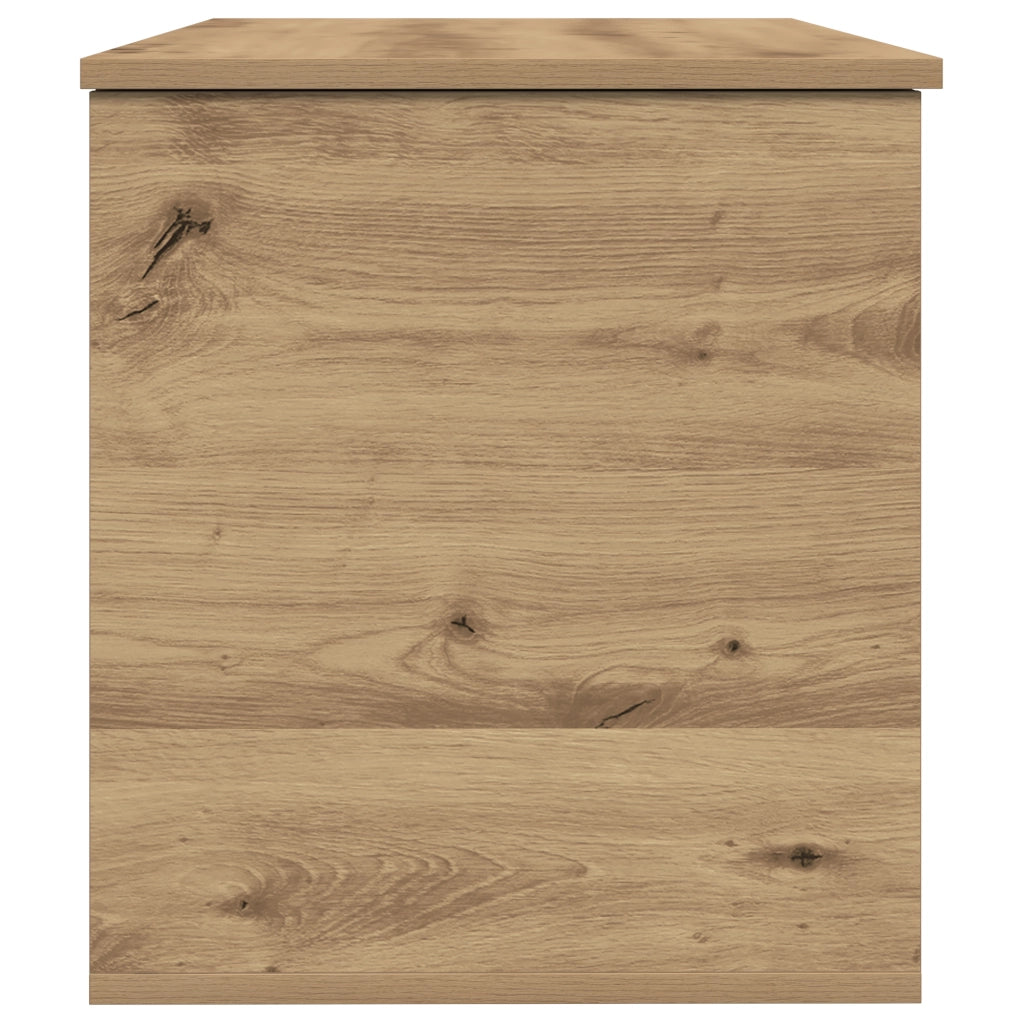 Scatola di stoccaggio  con coperchio Rovere Artigianale 100x42x46 cm Legno ingegnerizzato