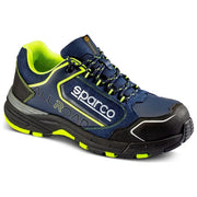 Sparco scarpe antinfortunistiche Allroad Sochi, categoria S3 SRC, puntale composito metal free, suola Crossgrip, blu marine giallo, taglia 44