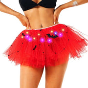 Costumi da ballo per donna con tulle e luce LED per feste e Halloween