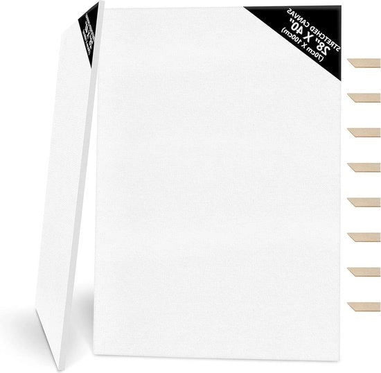 Pannelli di tela da schizzo e disegno grandi 70 x 100 cm adattabili per acrilico e olio, idonei per schizzi e disegni con tela da pittore grande