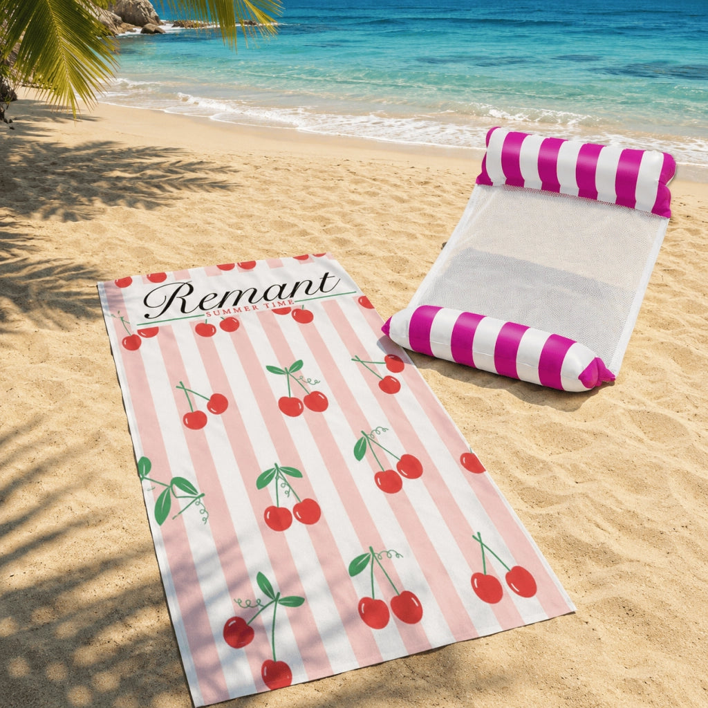 Set Telo Mare in Microfibra 90x170 cm con Amaca Gonfiabile 65x120 cm – Asciugatura Rapida, Leggero e Compatto – Fantasie - IDEA REGALO Assortite