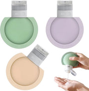Set di viaggio di 3 flaconi di silicone riutilizzabili per shampoo e cosmetici