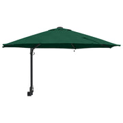 Ombrellone da giardino moderno inclinabile 248 x 248 x 148 cm in poliestere verde 02_0058643