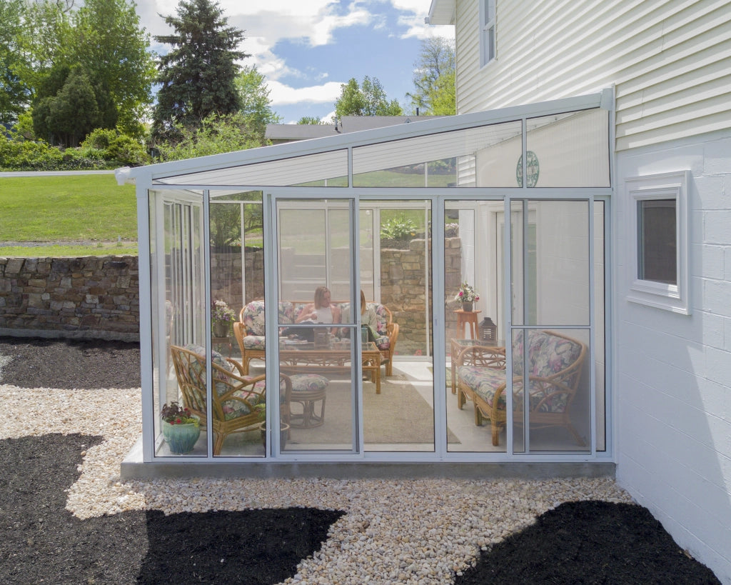 Pergola Chiusa in Alluminio San Remo 4X4.4 m Bianco