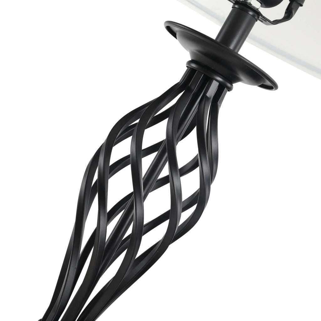 Lampada da Terra e Lampade da Tavolo ¨C zephmum ¨C Nero e Bianco, Metallo, Design Vintage