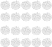 Connessioni a Cubo in ABS - 20 pezzi - Organizzatore Modulare - Facile da Installare - 8 Fessure per Connessione
