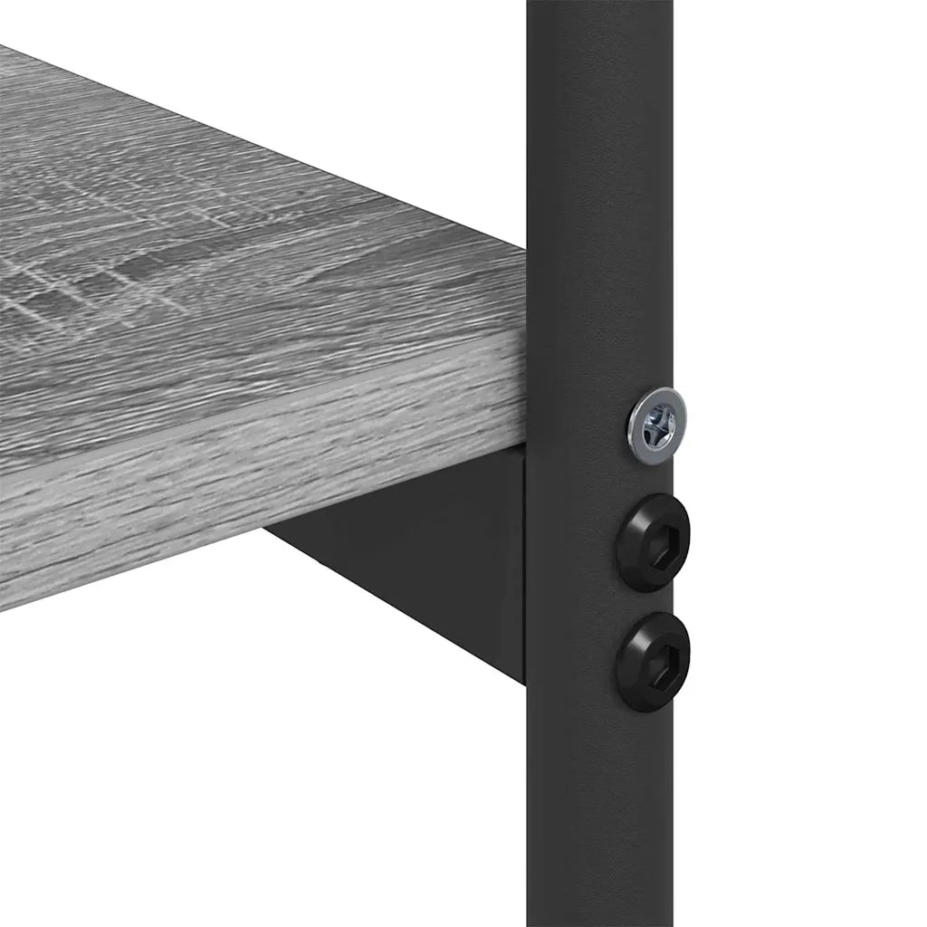 vidaXL Tavolo consolle Grigio sonoma 101 x 35 x 80.5 cm