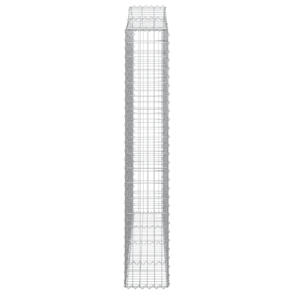 Cesti Gabbioni ad Arco 4 pz 200x30x180/200 cm Ferro Zincato 3145516