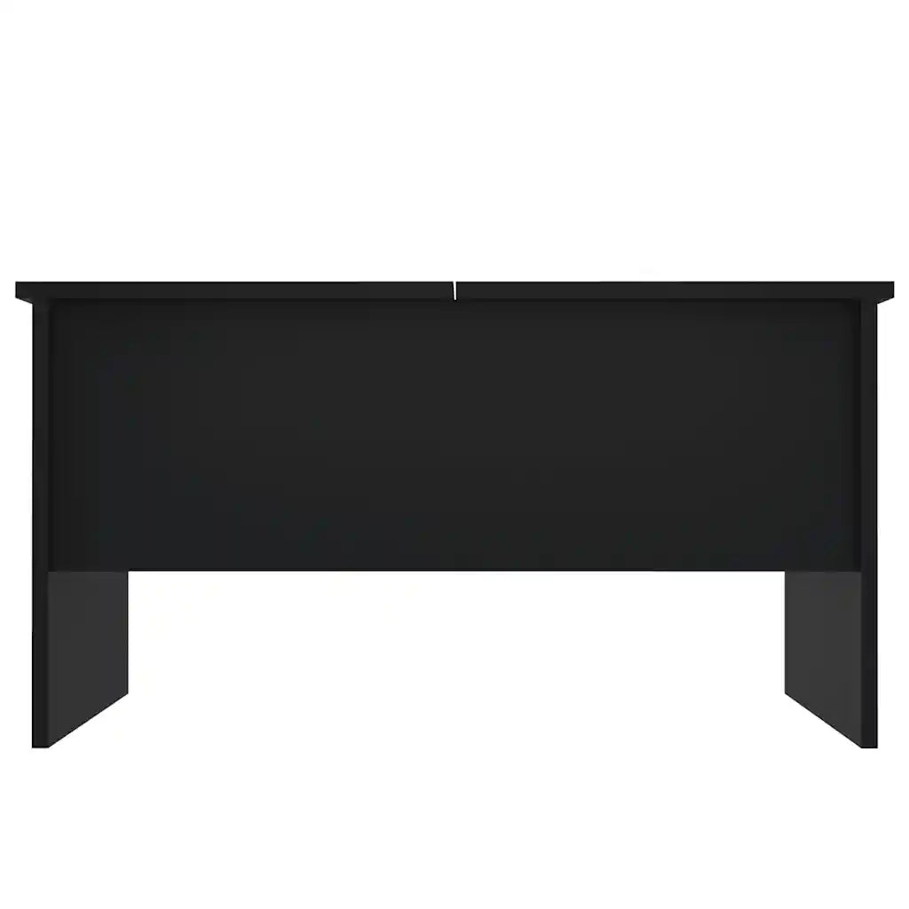 Tavolino da Salotto Nero 80x50x42,5 cm in Legno Multistrato cod mxl 10178