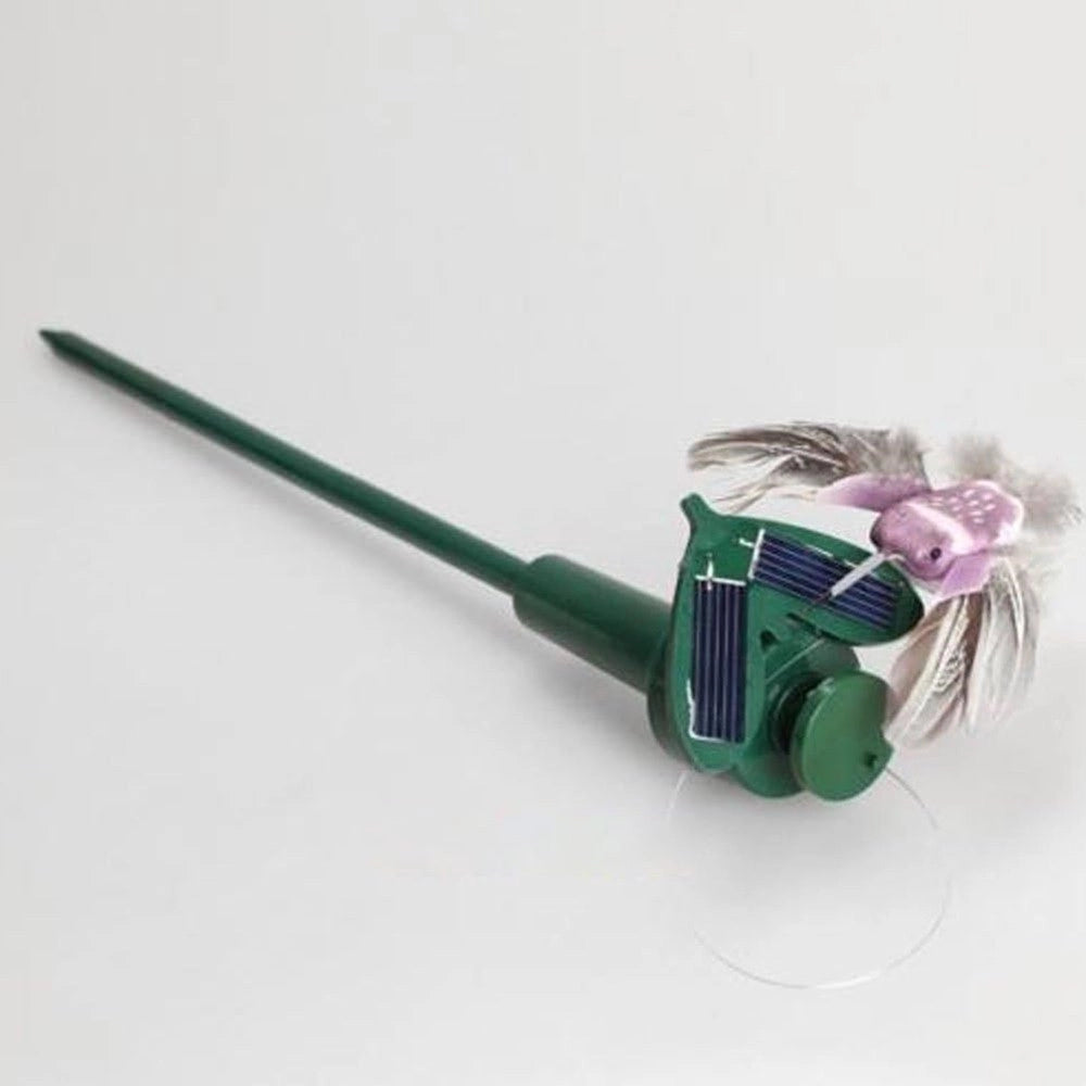 Trade Shop - Colibrì Volante A Energia Solare A Batteria Uccelli Svolazzanti Per Decorazione Esterna -