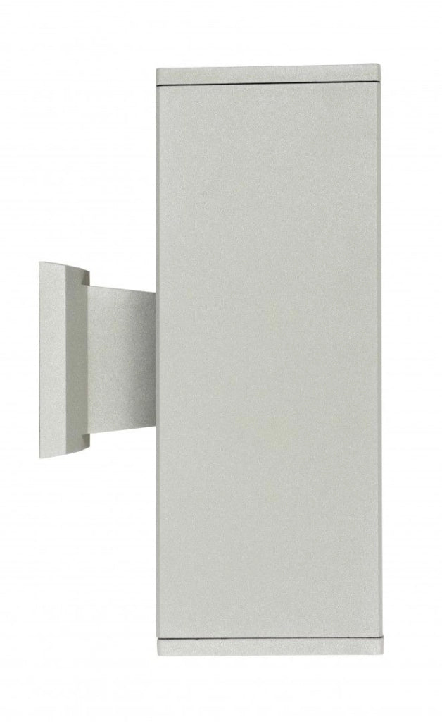 Applique esterna SU-MA Adela 8001 30x12 E27 argento IP54