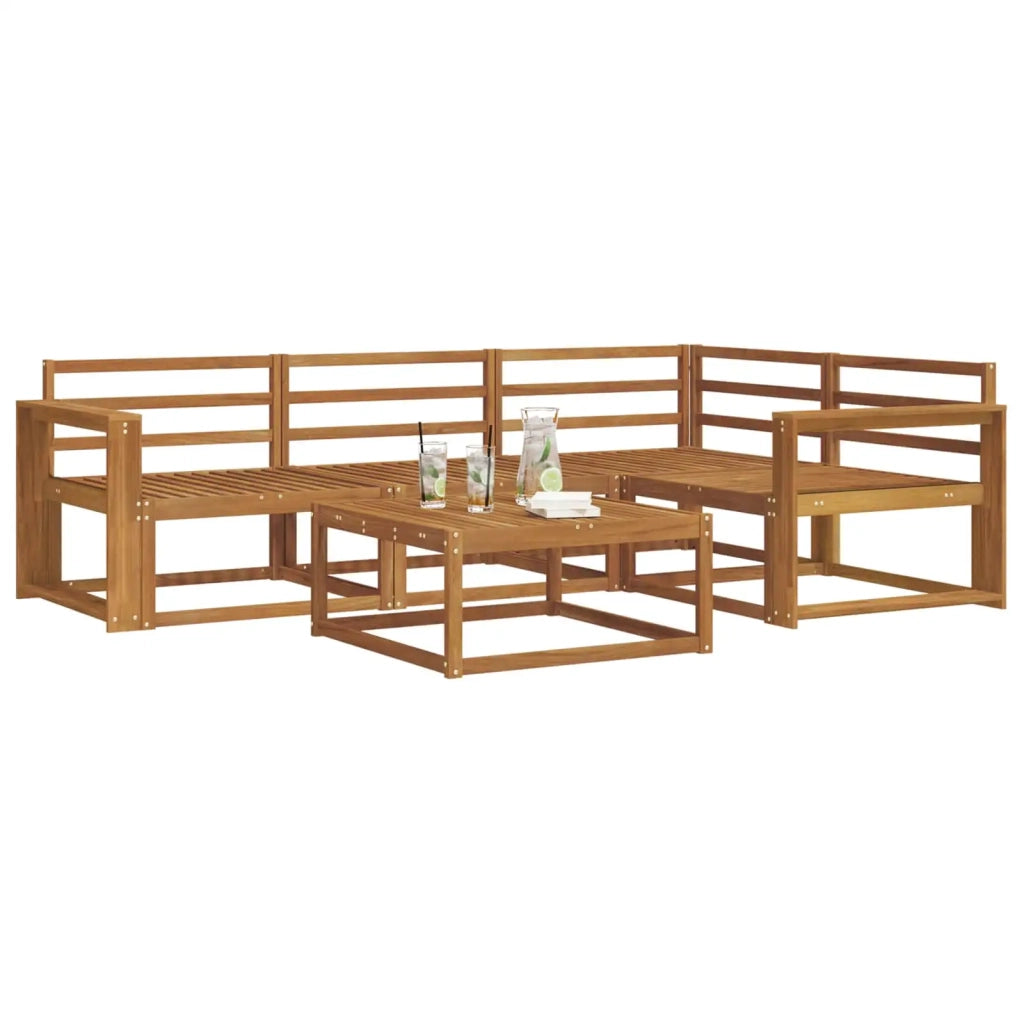Set di divani da esterno 5 pcs Naturale 3367547