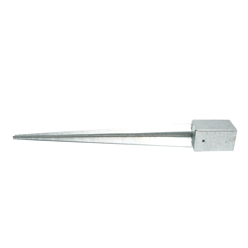 Supporto per palo tipo picchetto 91x91x900mm, acciaio zincato, galvanizzato