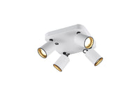 Faretto da Interno  GU10 in Metallo Bianco Opaco