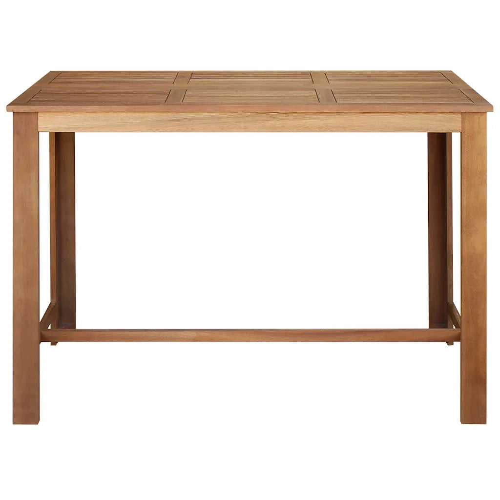 Tavolo da Bar in Legno Massello di Acacia 150x70x105 cm 246665