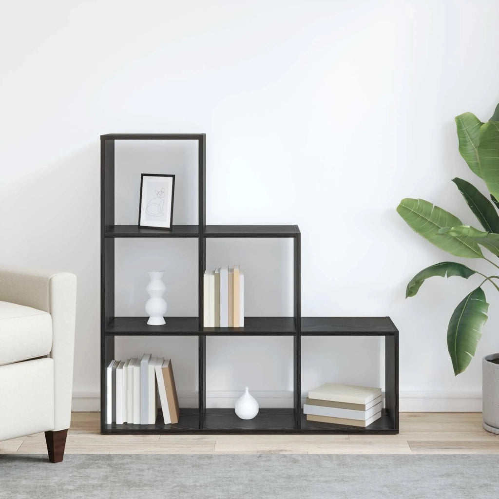 Libreria divisoria Rovere Nero 99 x 29 x 99 cm