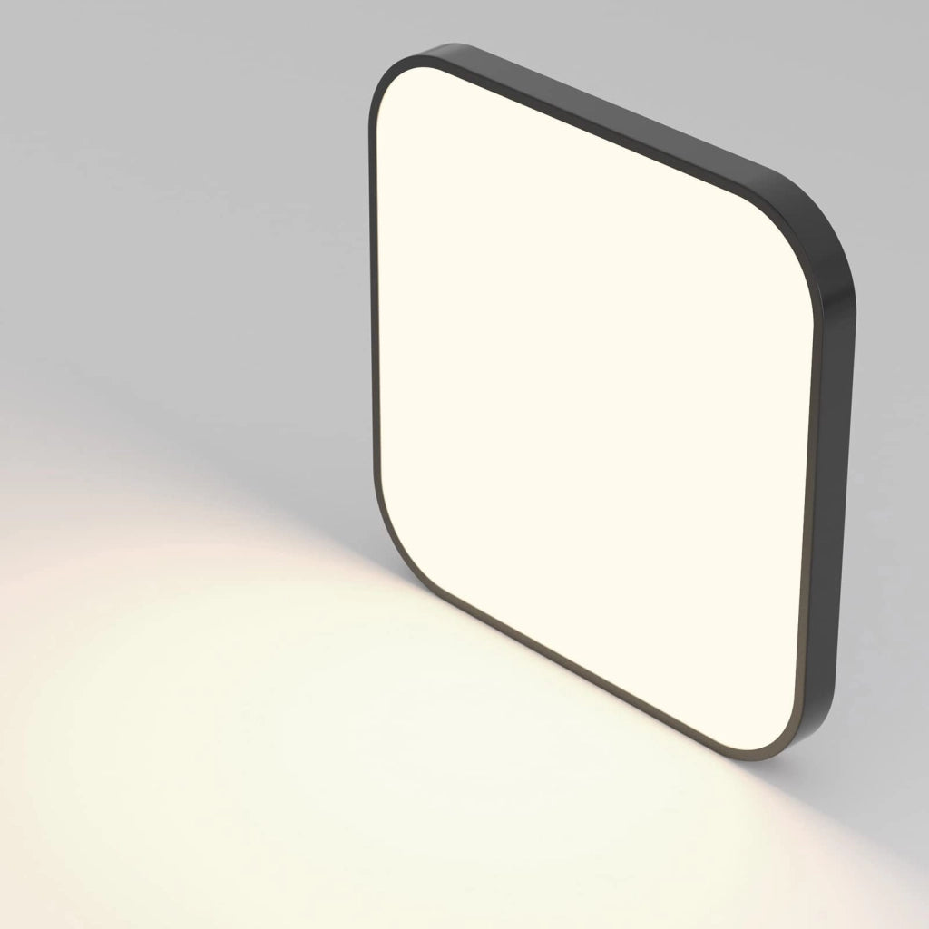 ZMH Lampada da soffitto plafoniera LED quadrata piatta 27cm 19W per camera letto corridoio