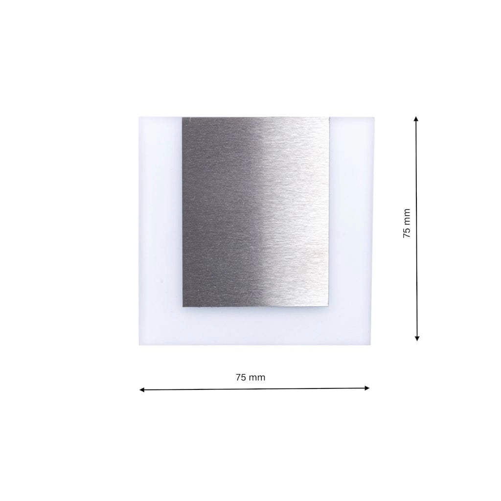 Segnapasso LED CAPRI Eko-Light 0,6W 4000K bianco/argento EKS0421