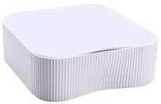 Organizzatore da scrivania a pannelli sovrapposti, cassetta di carico libera, combinabile, cassettiera da ufficio, contenitore per trucco e cosmetici, gioielli, 23 x 22 x 8 cm TKD8610 Bianco