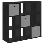 Credenza | Madia | Buffet da pranzo | Armadio da pranzo con cassetto Rovere Nero 88,5 x 29 x 84,5 cm
