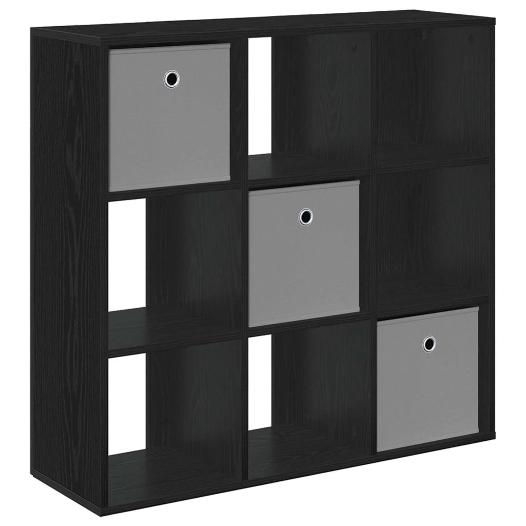 Credenza | Madia | Buffet da pranzo | Armadio da pranzo con cassetto Rovere Nero 88,5 x 29 x 84,5 cm