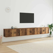 Set Mobile TV da Parete 3 pcs Legno vecchio 100 x 34,5 x 40 cm 3415568