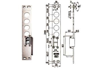 CONTROPIASTRE ELETTRICHE 94077/28  SX (94077S028N)    MOTTURA