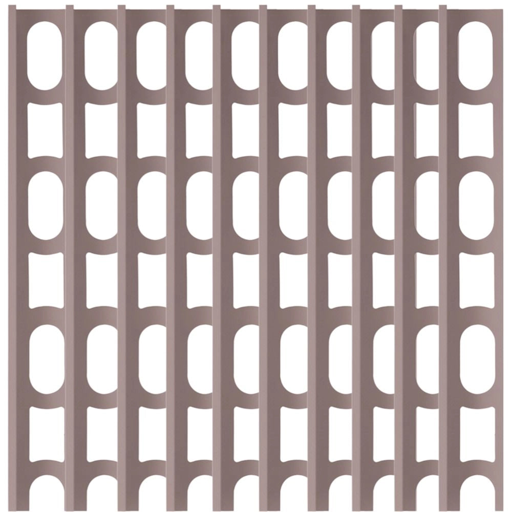 Profili in alluminio verniciato colore 187 a l per finitura parete proangle *** pezzi 10 pz, confezione 1
