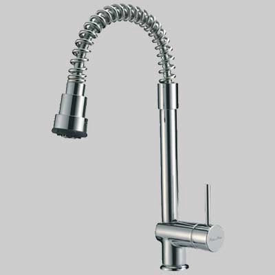 MONOCOMANDO LAVELLO CON MOLLA E DOCCETTA ESTRAIBILE  Cromo     PORTA & BINI