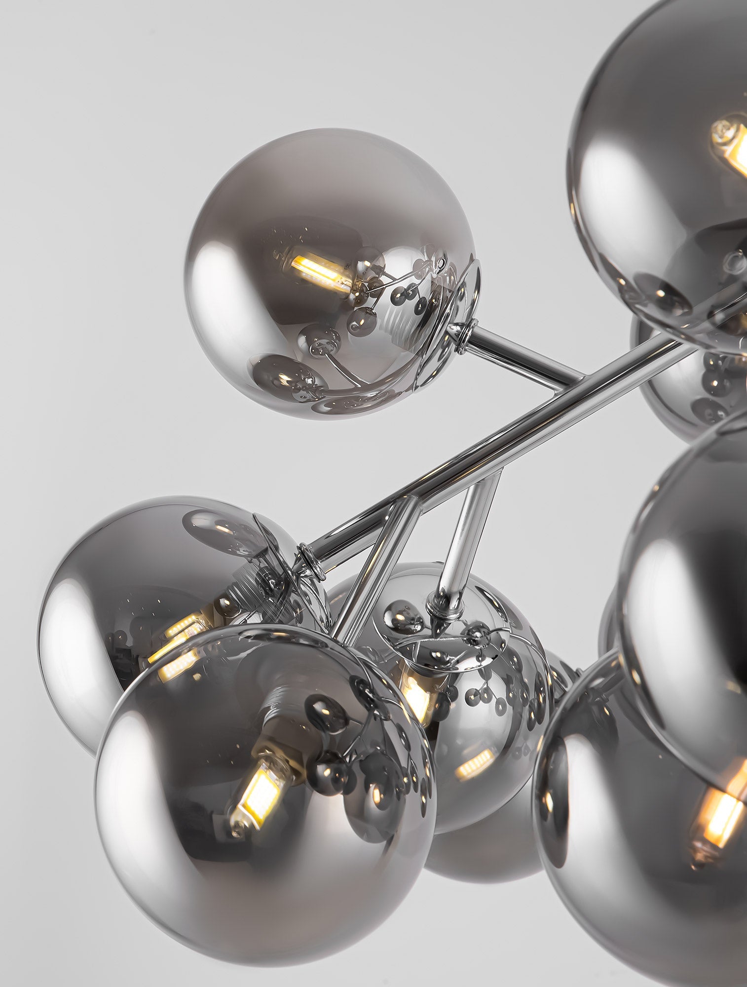 Plafoniera Modern in Metallo Dallas Cromo