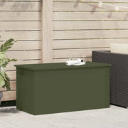 Scatola di Stoccaggio Esterno Verde oliva 100 x 50,5 x 50 cm 874563