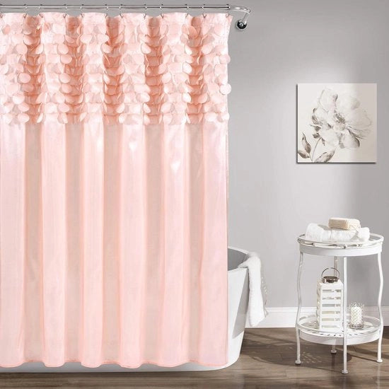 Douchegordijn a Telaio Circolare con Disegno Scintillante | 72" x 72
