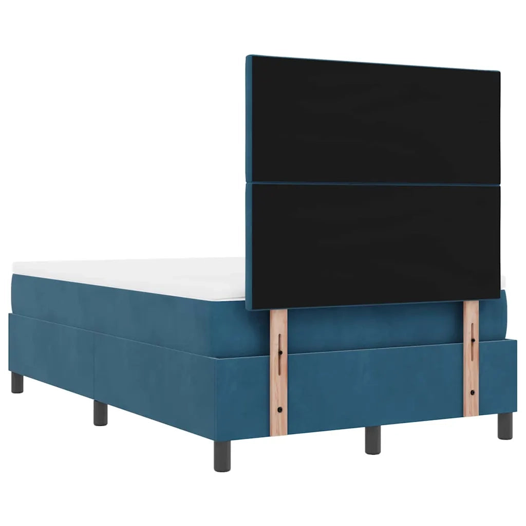 Letto a molle con testiera Blu scuro 190 x 120 cm Velluto 3344568