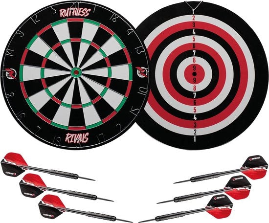 Gioco di Darts a Doppia Faccia - Adatto per Divertimento Familiare - 2 Set di Lanciatori di Darts