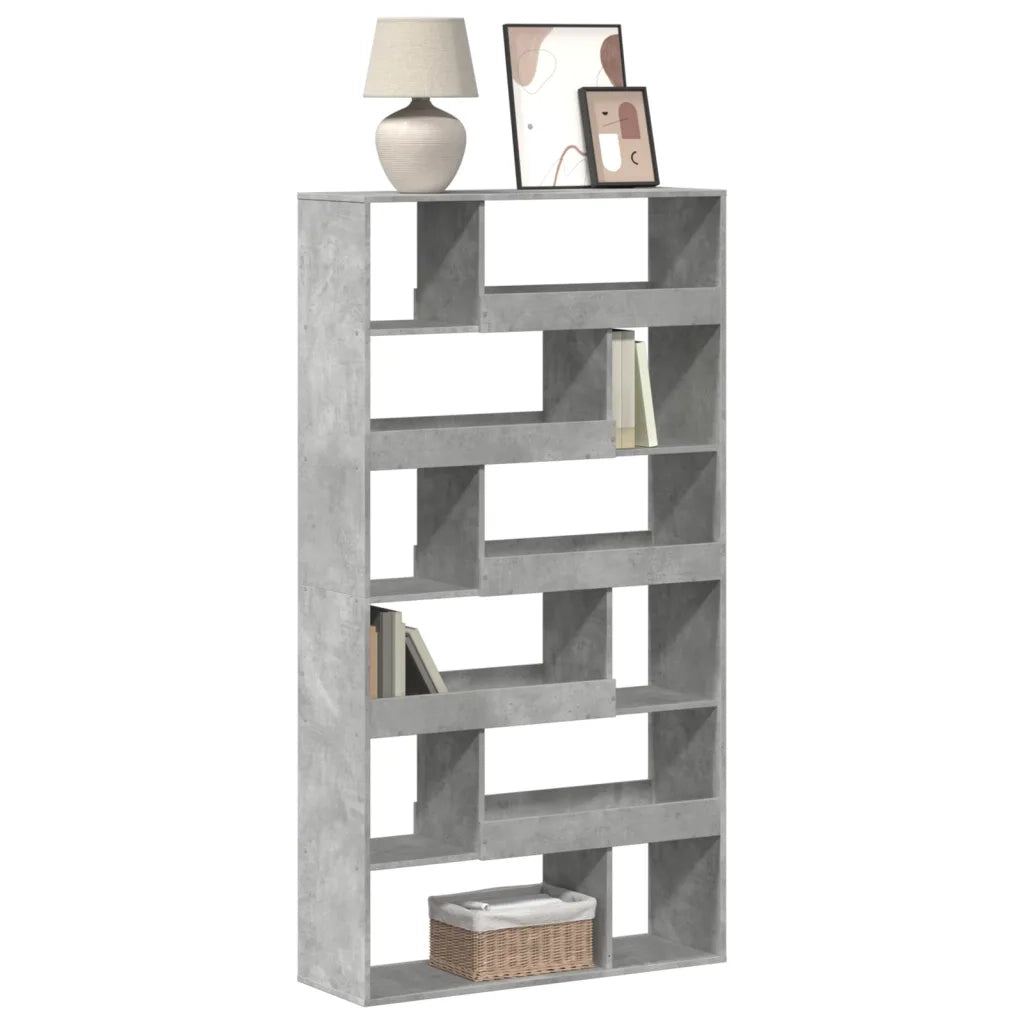 Libreria Grigio Cemento 100x33x187,5 cm in Truciolato 3309351