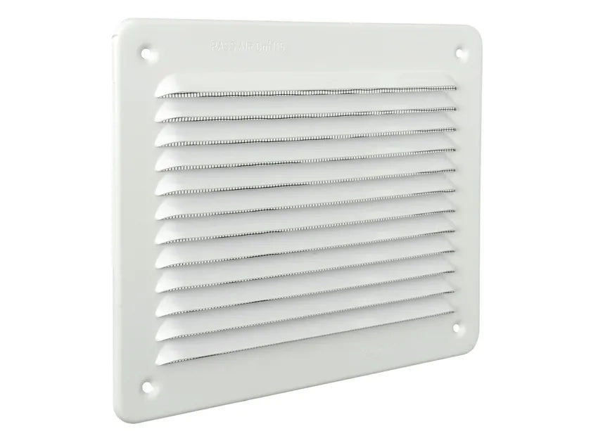 GRIGLIA DA SOVRAPPORRE IN METALLO CON RETE L. 228 X H. 228 MM- Alluminio Bianco- FIRST- pezzi 1