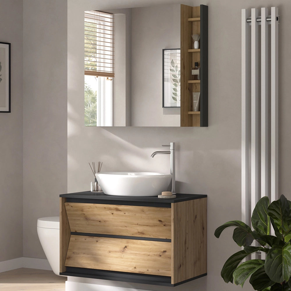 Vicco Set di mobili da bagno Artigiano 2 parti