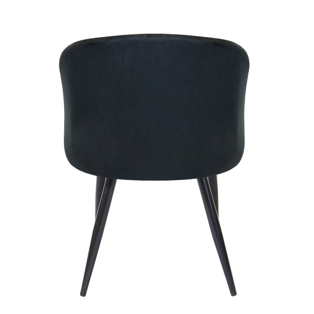 Poltrona per Sala da Pranzo in Velluto Metallo cm 50x46x83 - TIGER