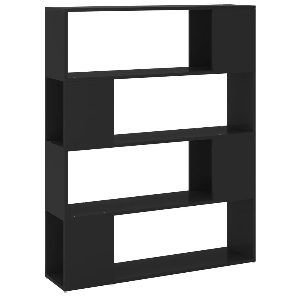 Libreria/Divisorio Nero 100x24x124 cm cod mxl 20384