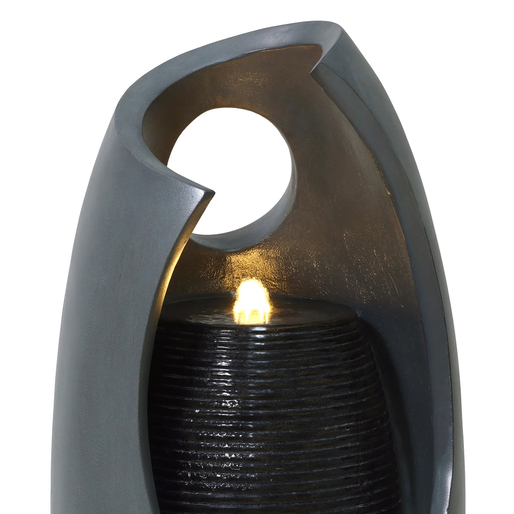 Fontana da Giardino Elettrica a Cascata Radiant Falls con LED Bianco Caldo