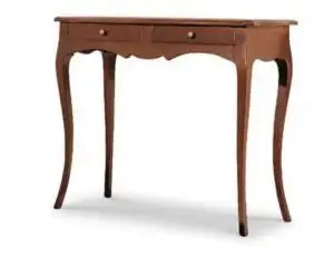 Consolle in legno arte povera noce scuro mod Laura
