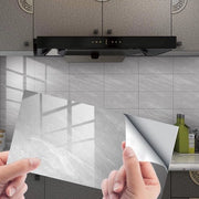 Stickers per piastrelle in marmo 12x6 pollici, 24 pezzi, foglio PVC, stucco autoadesivo acqua resistente per cucina, armadi, mobili, tavolo.