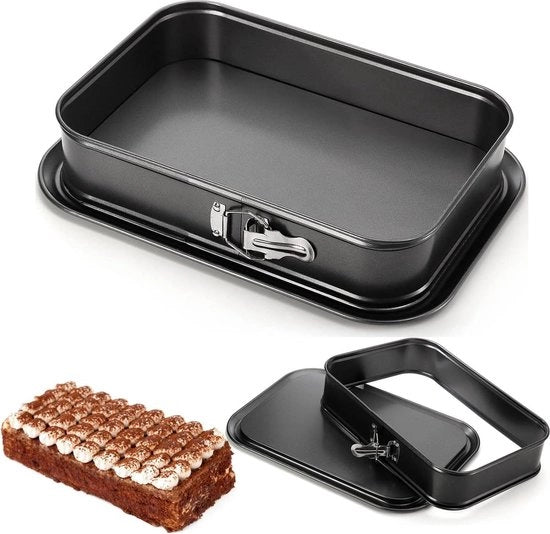 Tavolo per torte rettangolare con fondo antiscivolo