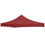 Tetto per Tendone per Feste 3x3 m Rosso Borgogna 270 g/mÂ² cod mxl 71289