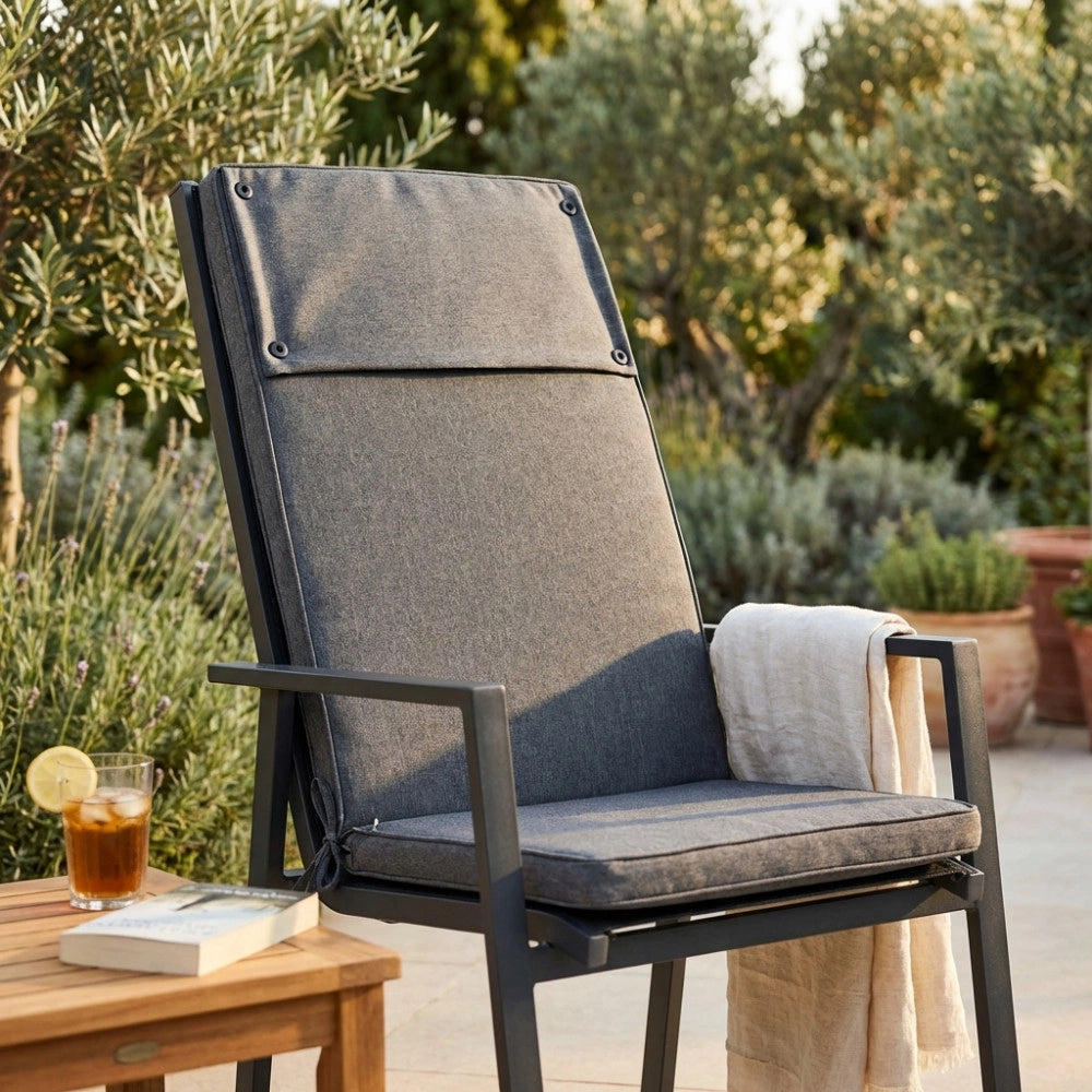 CUSCINO REAL ALTO GRIGIO SCURO MELANGE