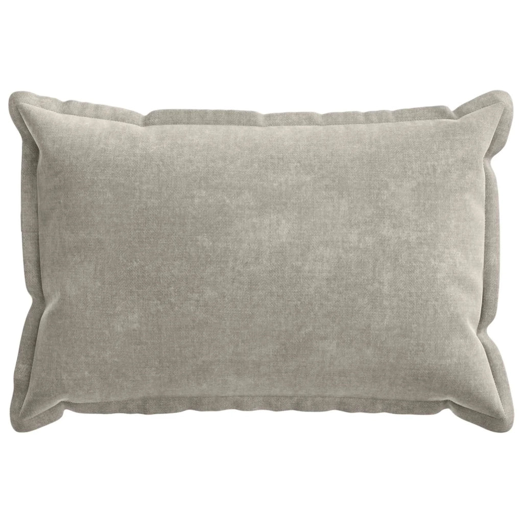 Federa 2 pz HOUTEN Grigio Chiaro 40 x 60 cm Tessuto Chenille 917548